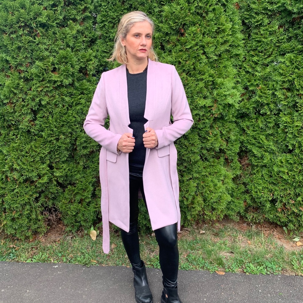 lavender coat
